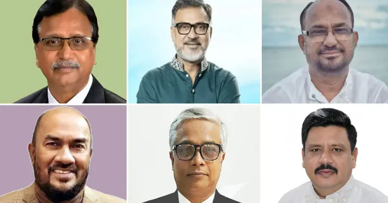 সালাম, শফিকুল, নজরুল ইসলাম, আব্দুল কাইয়ুম, সাখাওয়াত হোসেন, শওকত হোসেন